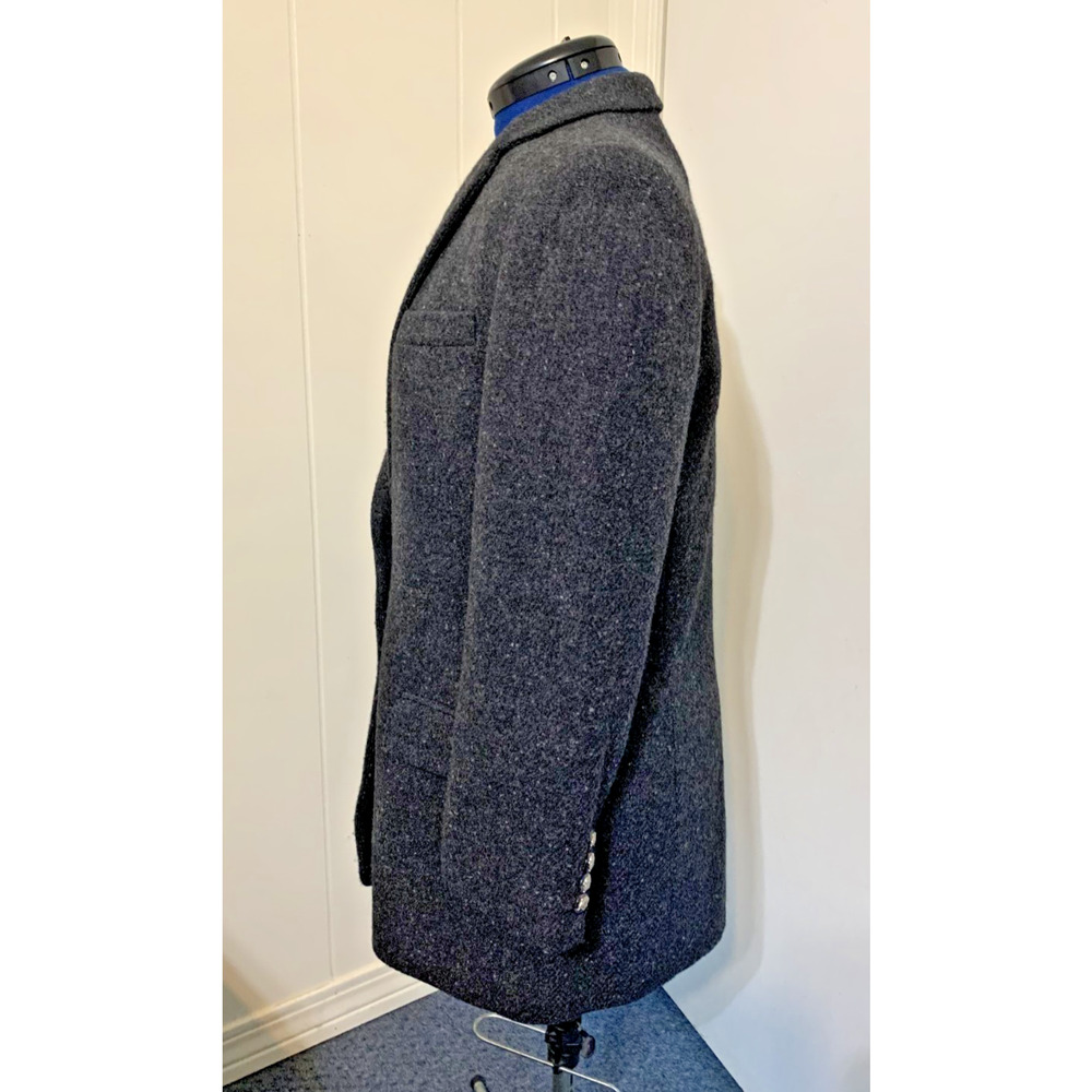 Lauren Ralph Lauren Blazer Womens Size 14W Black 100% Wool Career Work Office - Picture 2 of 10